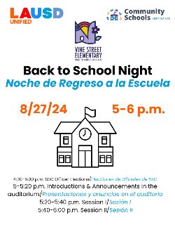 Back to School Night